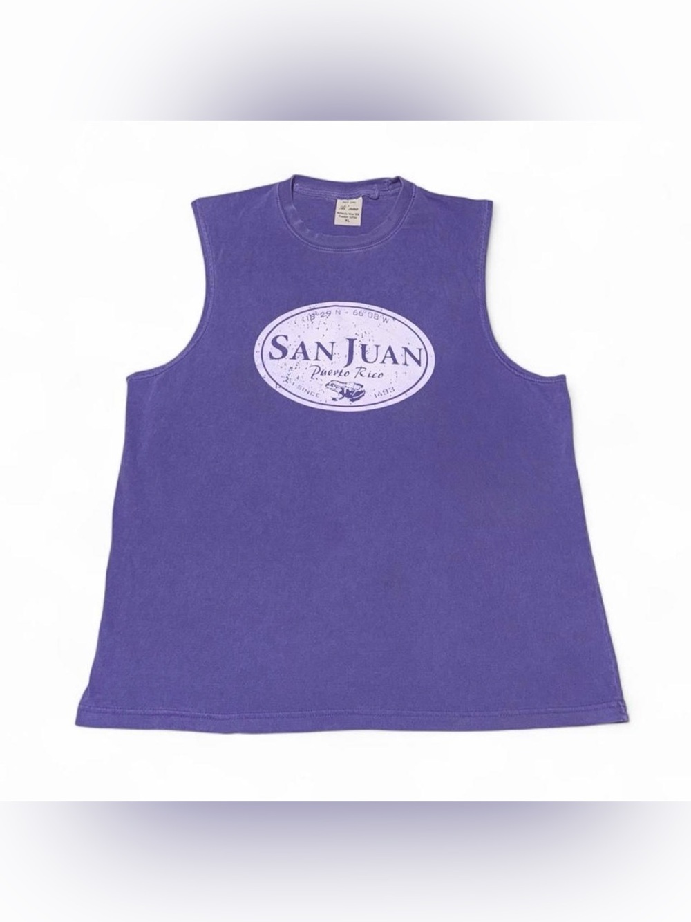 Purple Sleeveless Tank Top